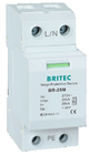 BRITEC BR-25M 3P DIN রেল 35mm T1+T2 সার্জ অ্যারেস্টার B+C spd t1
