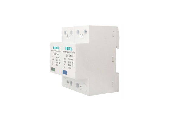 25kA টাইপ 1 সার্জ প্রটেক্টর 275V T1 10/350us সার্জ সুরক্ষা ডিভাইস