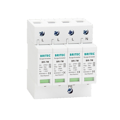 BR-7M 275 2P 275 SPD Ac সার্জ প্রোটেকশন ডিভাইস সার্জ অ্যারেস্টার বজ্র সুরক্ষা