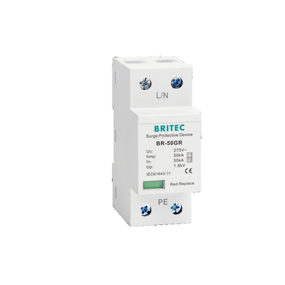 BR-50GR 275 3P Spd Ac Type 1 Surge Protective Device Lightning Arrester T1 T2 থ্রি ফেজ