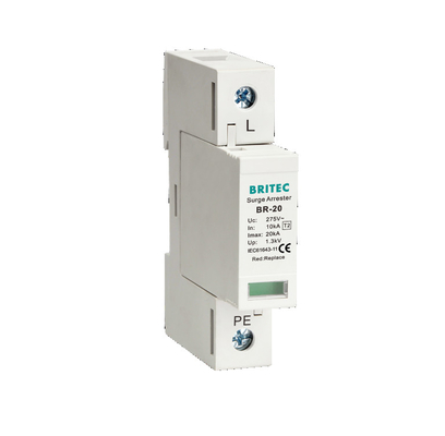 BR-20 3P+1 সার্জ প্রোটেকশন ডিভাইস Spd লাইটনিং অ্যারেস্টার থান্ডার প্রোটেক্টর