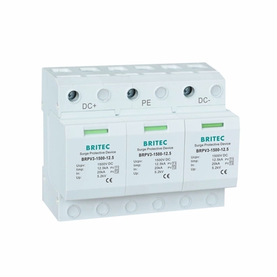 BRPV3-1500-12.5 ফোটোভোলটাইক স্পিড সৌরজল সুরক্ষা t1 t2 ডিসি ডিভাইস PV Arrester DC 1500V