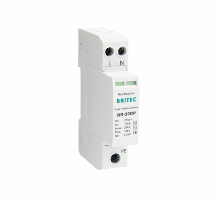 BR-275 20DP 2 এসি সার্জ প্রটেক্টর টাইপ 3 বজ্রপাত গ্রেপ্তার Spd সার্জ দমনকারী