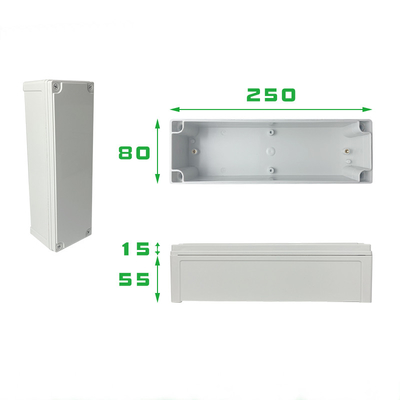 TY-8025070 জলরোধী ABS বৈদ্যুতিক সংযোগ বক্স জন্য জংশন জলরোধী টার্মিনাল বক্স