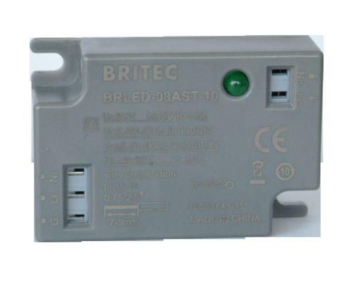 BRLED-08AST-10 আলোকসজ্জার জন্য অতিরিক্ত সুরক্ষা ডিভাইস 10kA LED স্ট্রিট লাইট ইলেক্ট্রোস্ট্যাক্টিক সুরক্ষা LED আলো সিস্টেম