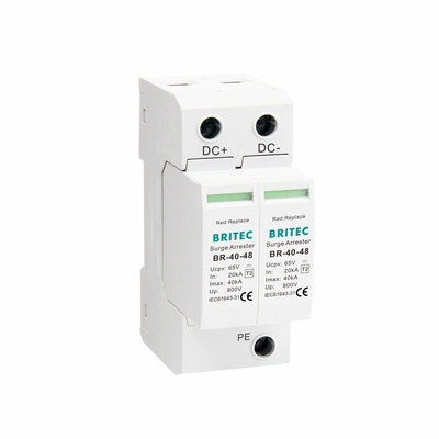 BR-40 24 PV Surge Arrester ডিসি সার্জ প্রটেক্টর সৌর সার্জ সুরক্ষা ডিভাইস