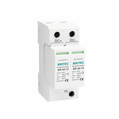 BR-40 24 PV Surge Arrester ডিসি সার্জ প্রটেক্টর সৌর সার্জ সুরক্ষা ডিভাইস