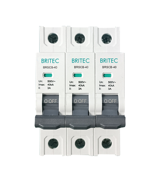 BRSCB-40 3P OEM ODM এসপিডি সার্জ সুরক্ষা ডিভাইস ব্যাক প্রটেক্টর এসপিডি ব্যাকআপ প্রটেক্টর
