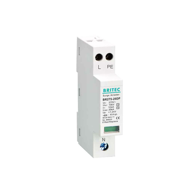 নিম্ন ভোল্টেজ সিস্টেমের জন্য BR-20DP 2P 10kV সার্জ সুরক্ষা ডিভাইস টাইপ 3 টাইপ 3 সার্জ আটকান
