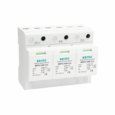 BRPV3-1000-12.5 PV Surge Arrester PV System Protection 3p সৌর সুরক্ষা সুরক্ষা ডিভাইস