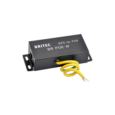 BR-POE-P ইথারনেট 48V RJ45 POE ইথারনেট নেটওয়ার্ক সার্জ প্রটেক্টর POE ডেটা লাইটনিং প্রোটেক্টর