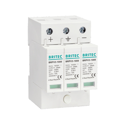 BRPV2-600 2 Mod 600V Photovoltaic PV Spd DC Surge Protective Device সৌর spd dc600v পিভি সার্জ আটকান