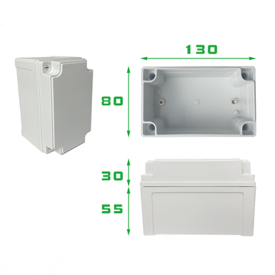 TY-8013085 Ip66 বৈদ্যুতিক সংযোগ বাক্স জলরোধী ABS প্লাস্টিকের ঘের সুইচ বক্স