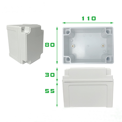 TY-8013085 Ip66 বৈদ্যুতিক সংযোগ বাক্স জলরোধী ABS প্লাস্টিকের ঘের সুইচ বক্স