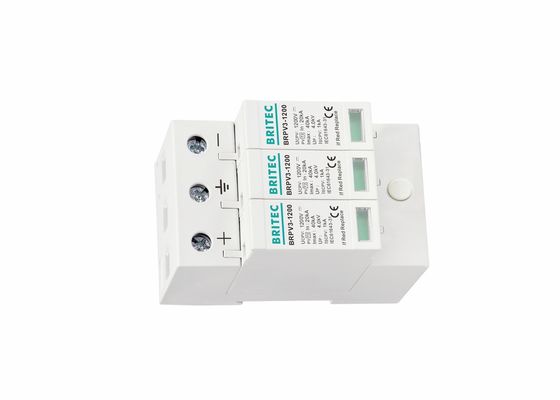 দ্রুত প্রতিক্রিয়া 1200V 40ka TVSS সৌর বজ্রপাত Arrester ডিসি পাওয়ার ওভারজ প্রটেক্টর