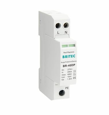BR-275 40DP 4 275v ভোল্টেজ রেটিং সার্জ সুরক্ষা ডিভাইস টাইপ 3 Spd টাইপ 2 এবং 3 spd টাইপ 2 এবং 3 spd