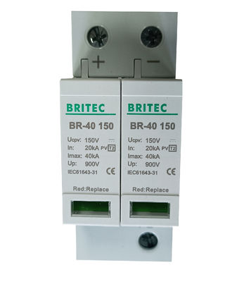 BRPV2 600 600V PV Surge Arrester Lightning Protection Dc Surge Protection ডিভাইস