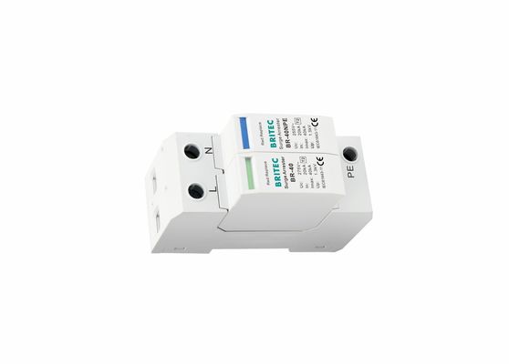 IEC 61643-11 DIN Rail 230Vac MOV ক্লাস II সার্জ প্রোটেক্টর একক ফেজ