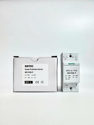 BR-POE-P সিগন্যাল সার্জ আটক সার্জ আটক ডেটা নেটওয়ার্ক rj45 সার্জ সুরক্ষা