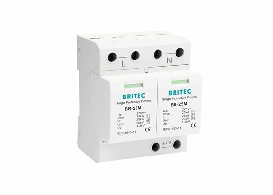 ২5 কেএ 275 ভি একক ফেজ 2 পি প্রকার 1 ক্লাস আমি সার্জ গ্রেস্টের সাথে শুকনো যোগাযোগ BR-25M 2P