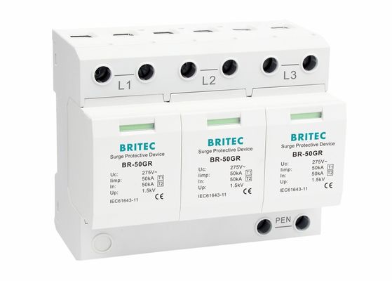 3 মেরু শিল্প সুরক্ষা সুরক্ষা ডিভাইস 3 ফেজ 150 ভোল্টেজ কাস্টমাইজড লোগো