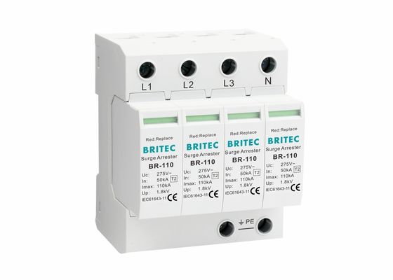 ৩ ফেজ ১১০কা বৈদ্যুতিক প্রকার ২ সার্জ সুরক্ষা ডিভাইস এসি সার্জ প্রোটেক্টর