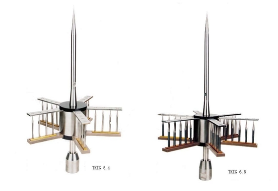 TKIG-4.3 বিদ্যুত সুরক্ষা বিল্ডিং বিদ্যুতের খুঁটি  অগ্রিম প্রি-ডিসচার্জ লাইটনিং রড সিরিজ 