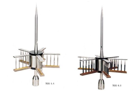 TKIG-3.1 এইজ বজ্রপাতের রড আটকান প্রাথমিক স্ট্রিমার নির্গমন বজ্রপাত কন্ডাক্টর বজ্রপাত সুরক্ষা ভবন