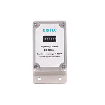 OEM BR-SC02E 0~999999 ইভেন্টস লাইটিং স্ট্রাইক কাউন্টার ডিভাইস 5kA-150kA
