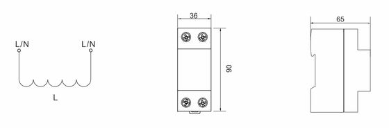 BRCI-63 বিচ্ছিন্নকরণ ইন্ডাকট্যান্স বিচ্ছিন্নকরণ ইন্ডাকট্যান্স লাইটনিং সমন্বয়কারী ডিকাপলার