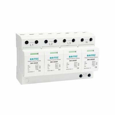 BR-50GR 3+1 OEM ODM স্পার্ক ফাঁক 50ka সারজ প্রোটেকশন ডিভাইস লো ভোল্টেজ ইলেকট্রিক ক্লাস 1 সারজ আটক টাইপ 1 এসপিডি সারজ প্রোটেকশন ডিভাইস টাইপ 1 এসপিডি লো ভোল্টেজ এলভি বৈদ্যুতিক বিতরণ নেটওয়ার্ক