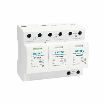 BR-50GR 3+1 OEM ODM স্পার্ক ফাঁক 50ka সারজ প্রোটেকশন ডিভাইস লো ভোল্টেজ ইলেকট্রিক ক্লাস 1 সারজ আটক টাইপ 1 এসপিডি সারজ প্রোটেকশন ডিভাইস টাইপ 1 এসপিডি লো ভোল্টেজ এলভি বৈদ্যুতিক বিতরণ নেটওয়ার্ক