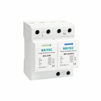 BR-25M 320 3+1 সার্জ প্রোটেক্টিভ ডিভাইস ইলেকট্রিক্যাল সার্জ প্রোটেকশন সিস্টেম এসপিডি প্রোটেকশন ডিভাইস ইন্ডাস্ট্রিয়াল সার্জ সাপ্রেসার