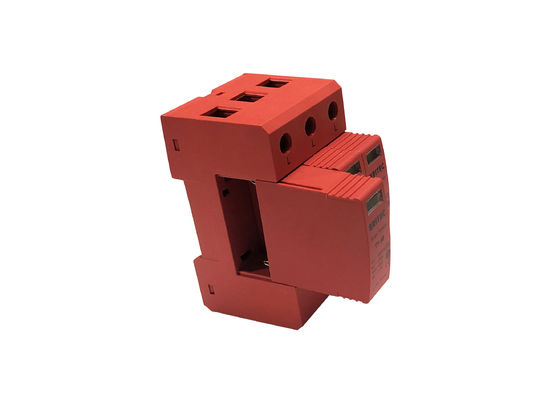 টাইপ 2 থ্রি ফেজ 3 পোলস ক্লাস II সার্জ অ্যারেস্টার 40 কেএ 320 ভি আলোর সুরক্ষা