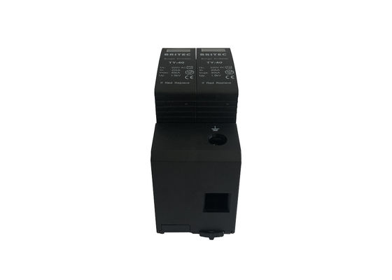 টাইপ 2 প্লাগেবল 2 পি মডিউলার সার্জ অ্যারেস্টার 320 ভি 40 কেএ সার্জ প্রোটেকশন ডিভাইস