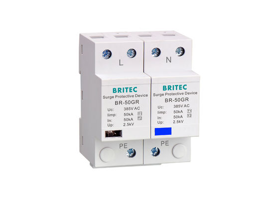 নিম্ন ভোল্টেজ এসি এসপিডি সিঙ্গল ফেজ বজ্রপাত সুরক্ষা ওভারজার্জ আরাস্টার সিই পাস