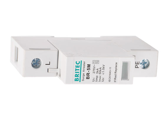275V AC 5kA Iimp T1+T2 নিম্ন ভোল্টেজ সিস্টেমের জন্য সার্ge প্রোটেক্টর এবং সার্ge অ্যারেস্টার