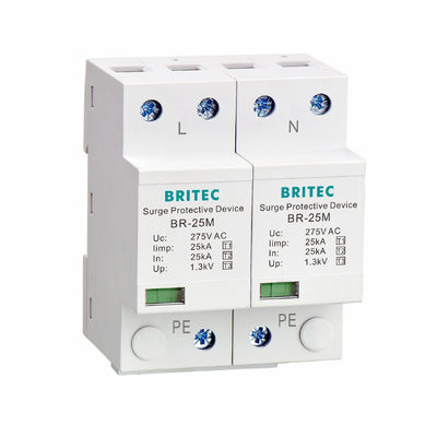 BR-12.5M 3P টাইপ 1 12.5kA 3 ফেজ সার্জ সুরক্ষা ডিভাইস এসপিডি আটক 12.5ka সার্জ দমনকারী শিল্প