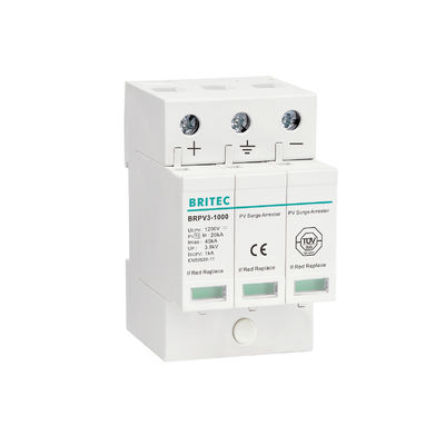 BRPV3-1500 DC 1500V 3P PV Solar pv surge arrester 40ka Surge Protector dc spd dc spd 1500v 3 পোল