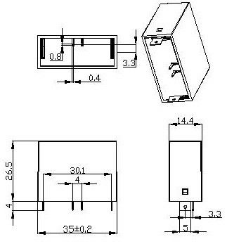 BRPV - 20RS 500V DC সার্জ প্রোটেকশন ডিভাইস PCB Mount SPD