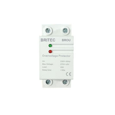 BROU-40 63অটো-রিক্লোজিং ফাংশন সহ ওভার ভোল্টেজ এবং আন্ডার ভোল্টেজ প্রতিরক্ষামূলক ডিভাইস